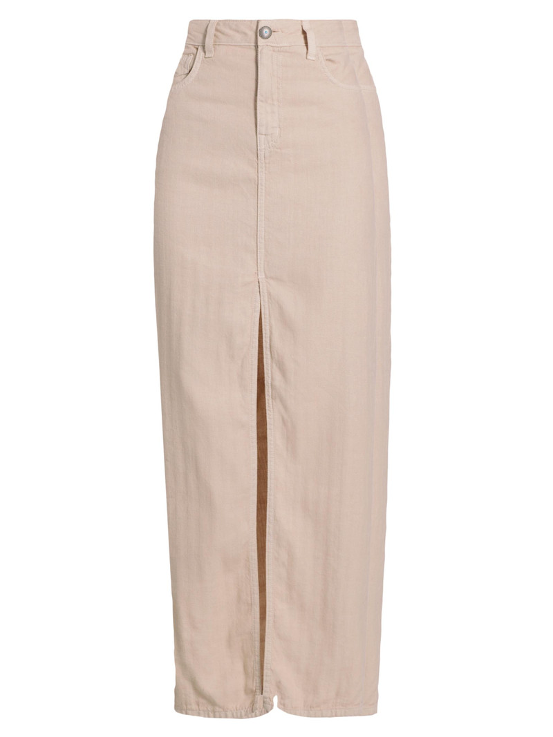 Women's Carmy Denim Maxi Skirt - Cement 1