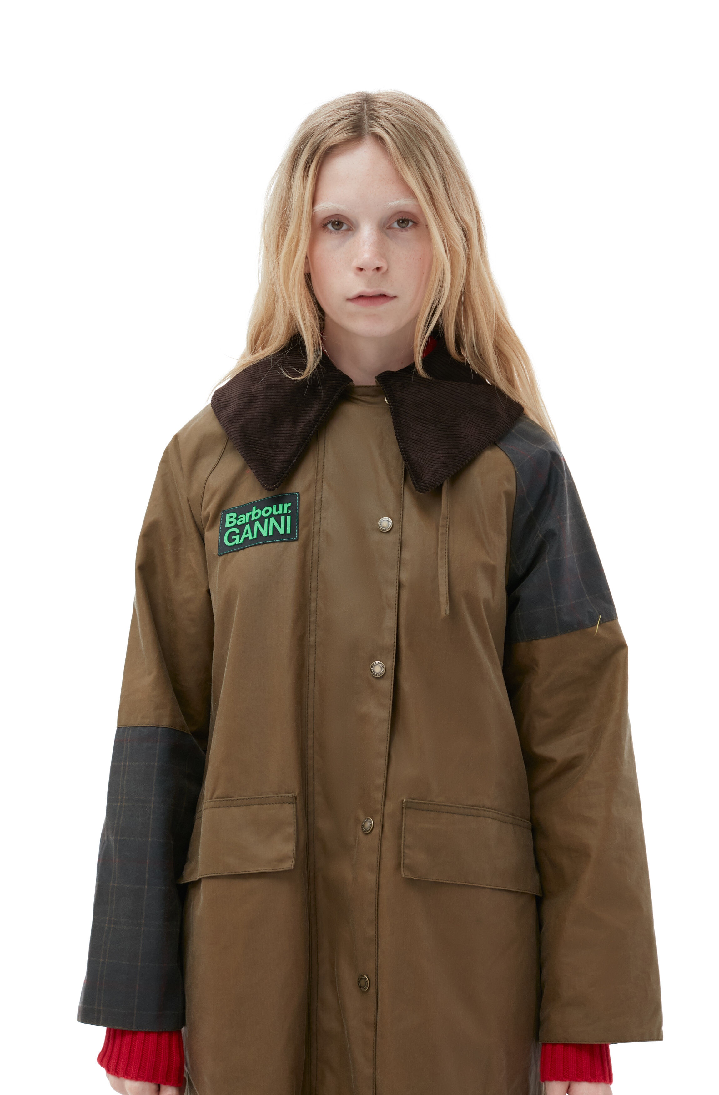GANNI X BARBOUR BURGHLEY COAT - 8