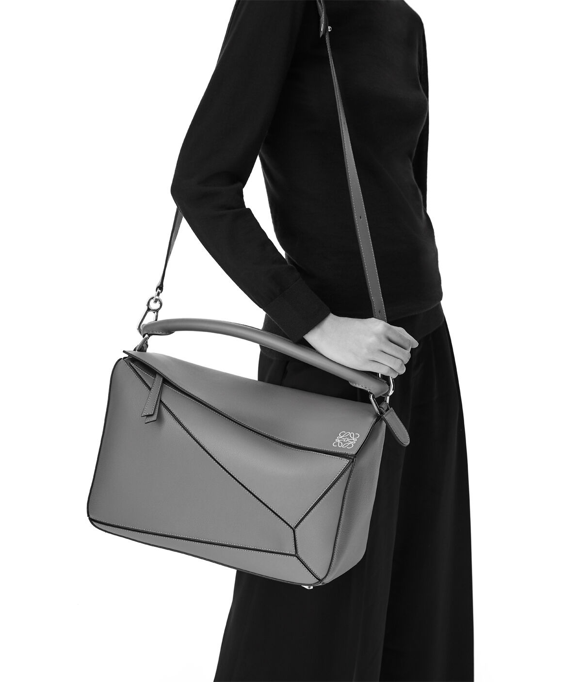 Large Puzzle bag in classic calfskin - 10