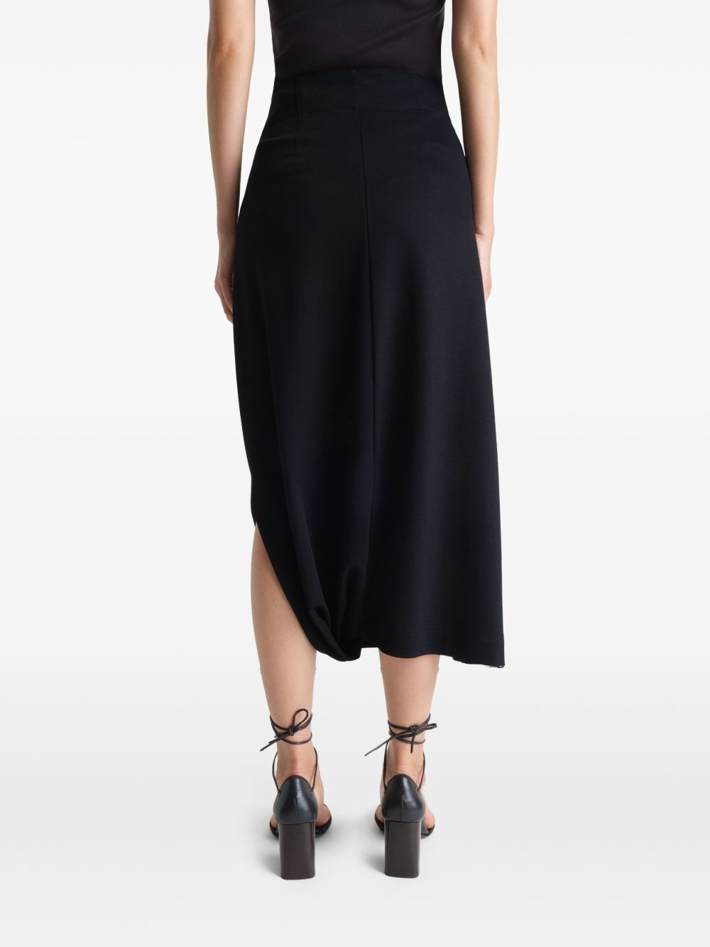 twisted hem skirt - 4