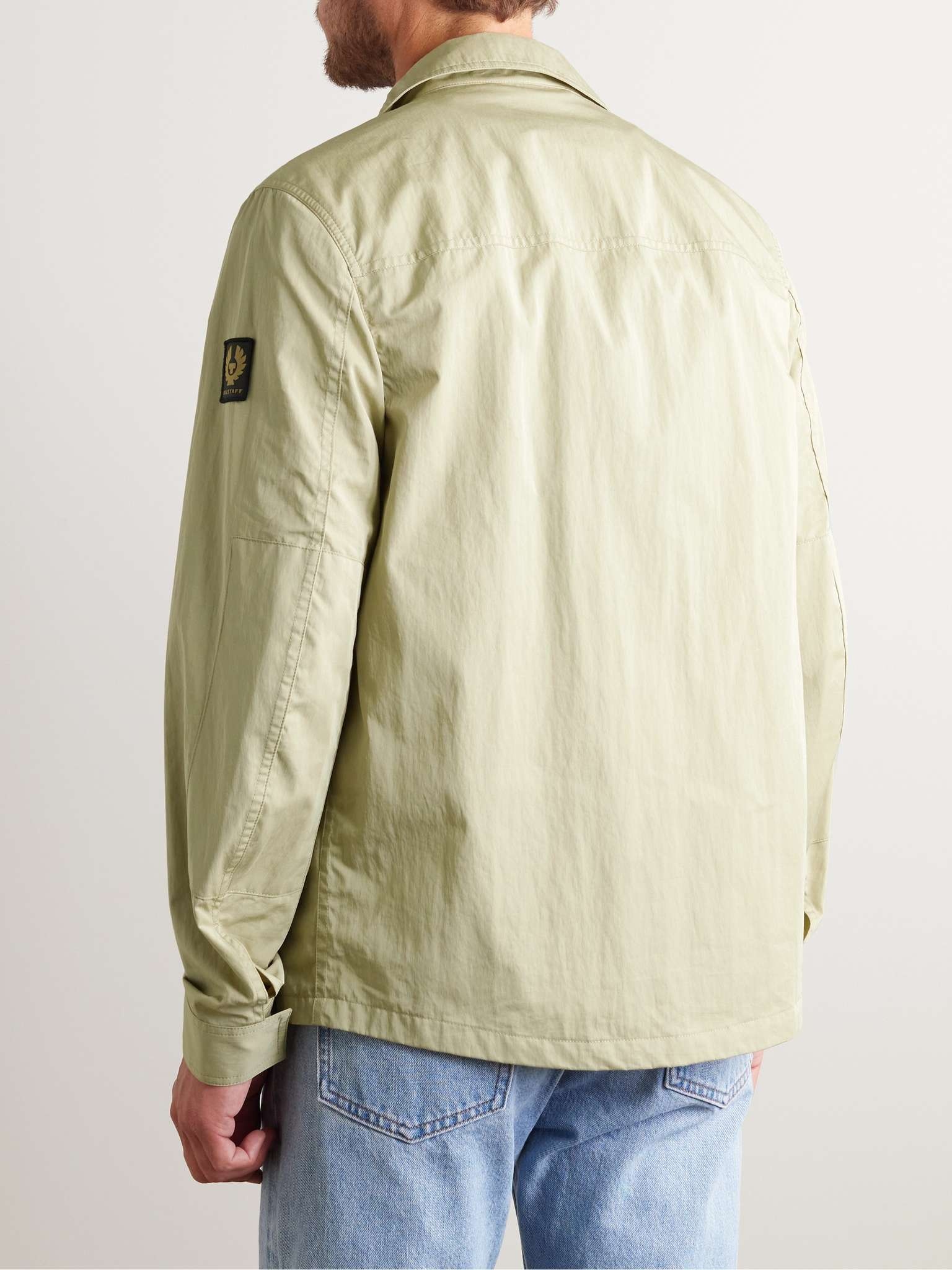 Runner Logo-Appliquéd Cotton-Blend Gabardine Overshirt - 4