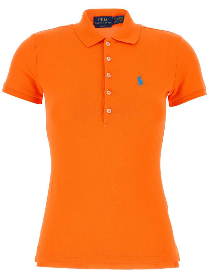 stretch piqué polo shirt 1