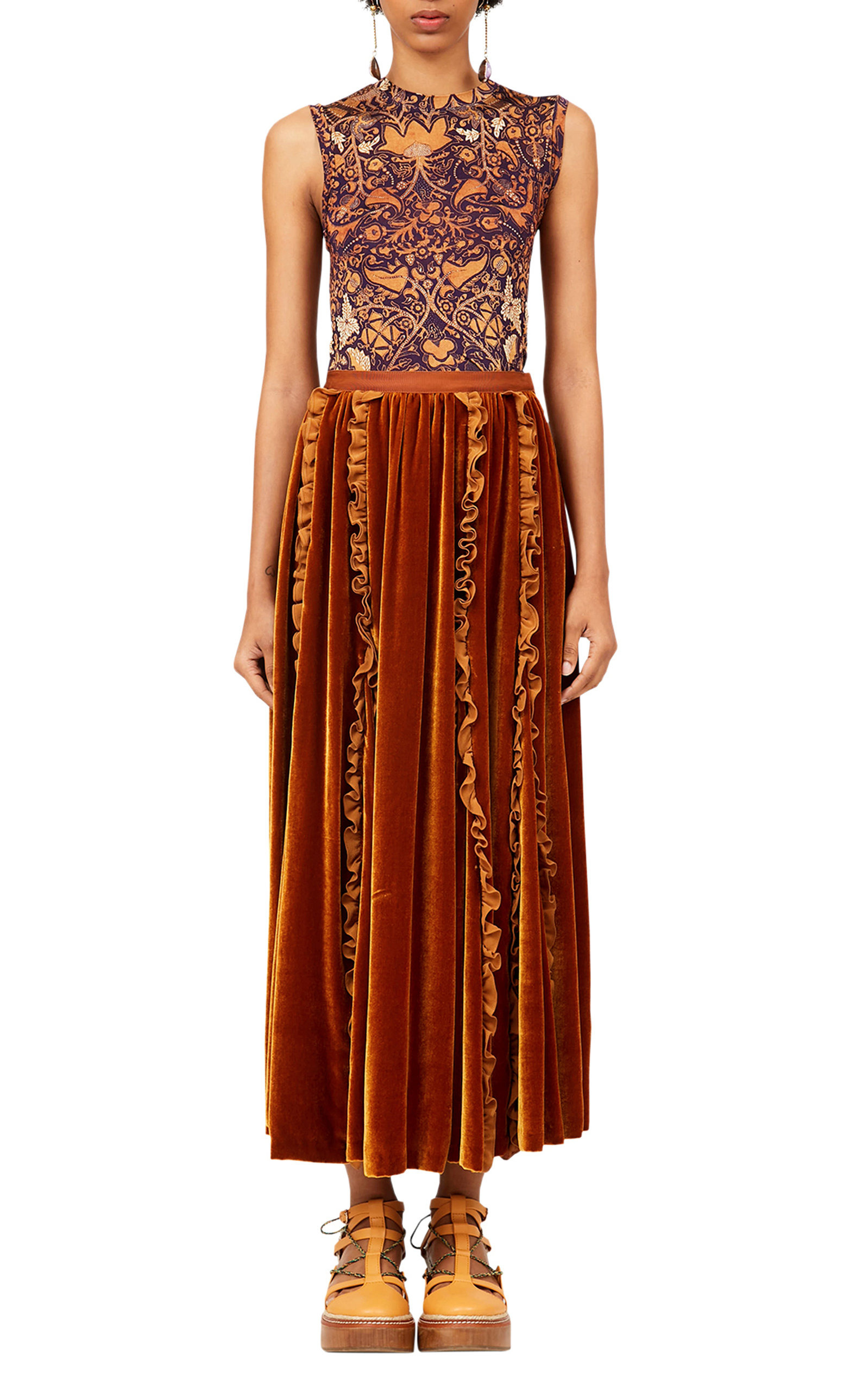 Ines Top print - 4