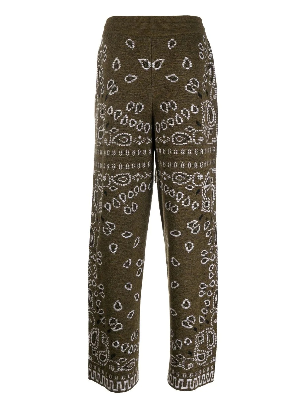 Bandana piquet jacquard pants - 2