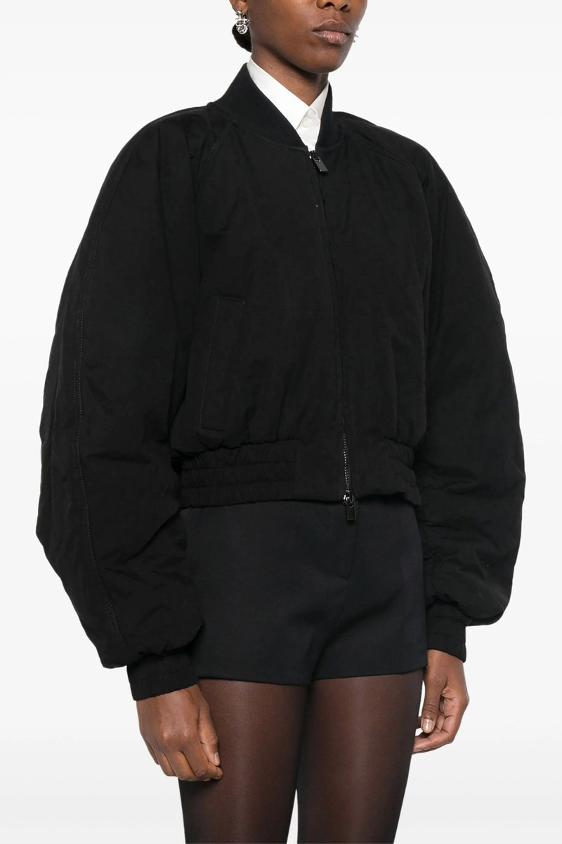 THE ANDAMANE 'Sierra' cropped bomber jacket outlook