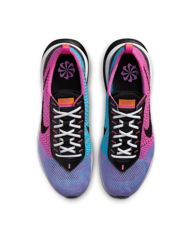 Women's Air Max Flyknit Racer Next Nature Fuchsia Dream/Black/Baltic Blue - 3