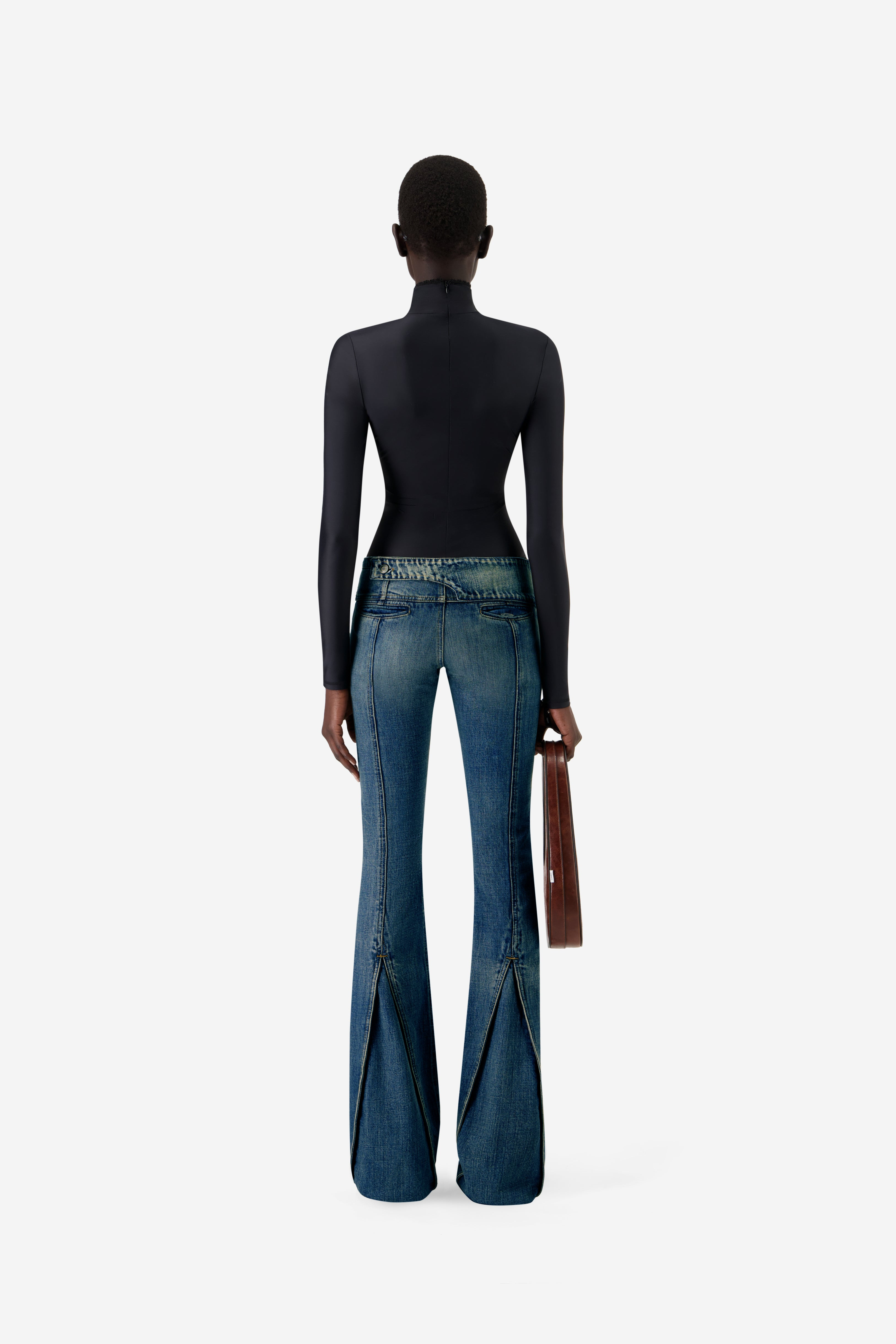 Yoke Denim Pants - 4