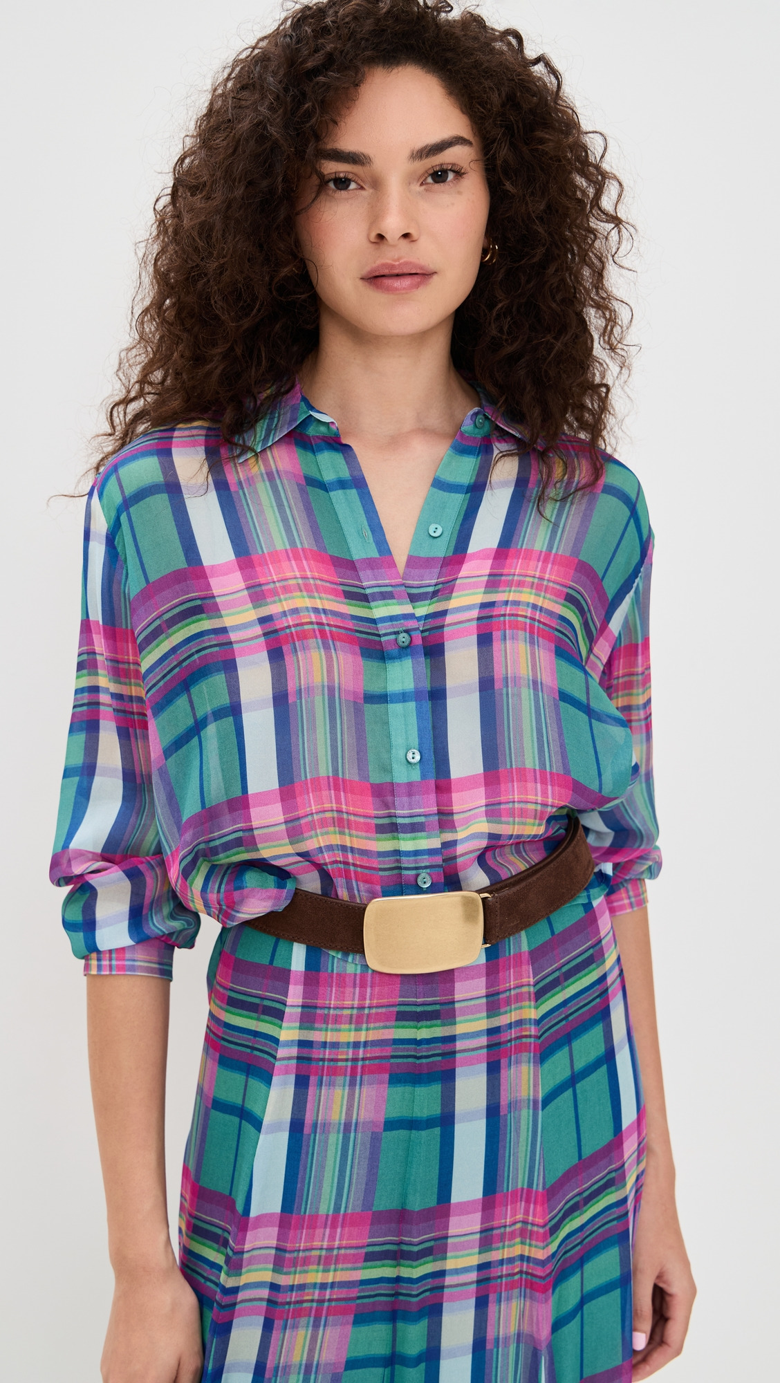Cosette Crop High Low Shirt - 1