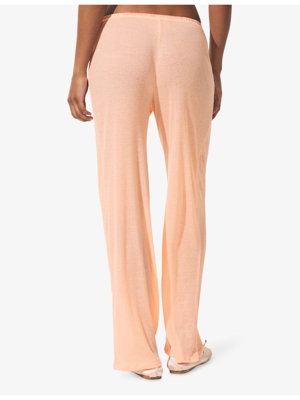 Sheer Cotton Straight-Leg Mid-Rise Woven Jogging Bottoms - 4