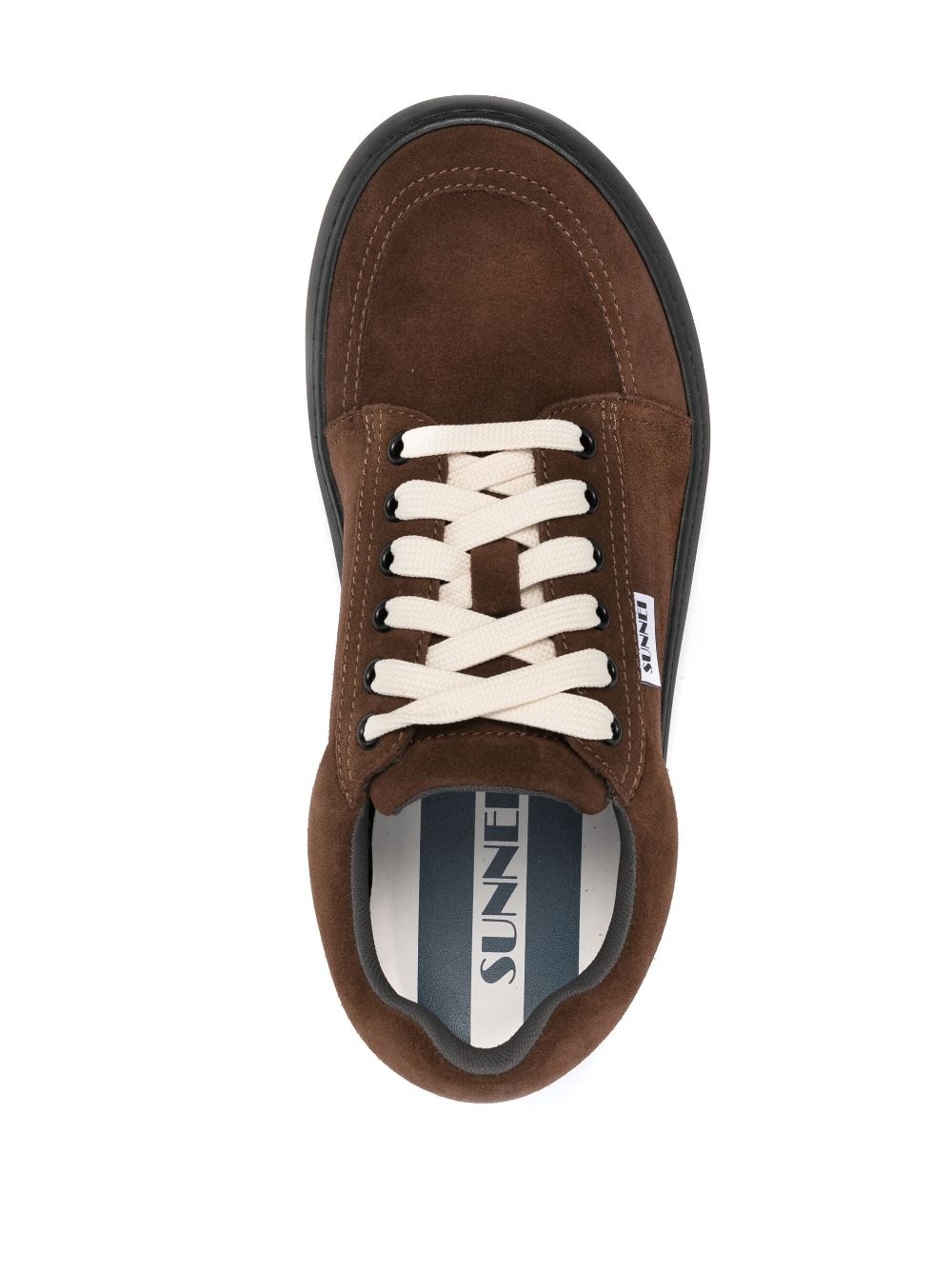 Dreamy lace-up suede sneakers - 4
