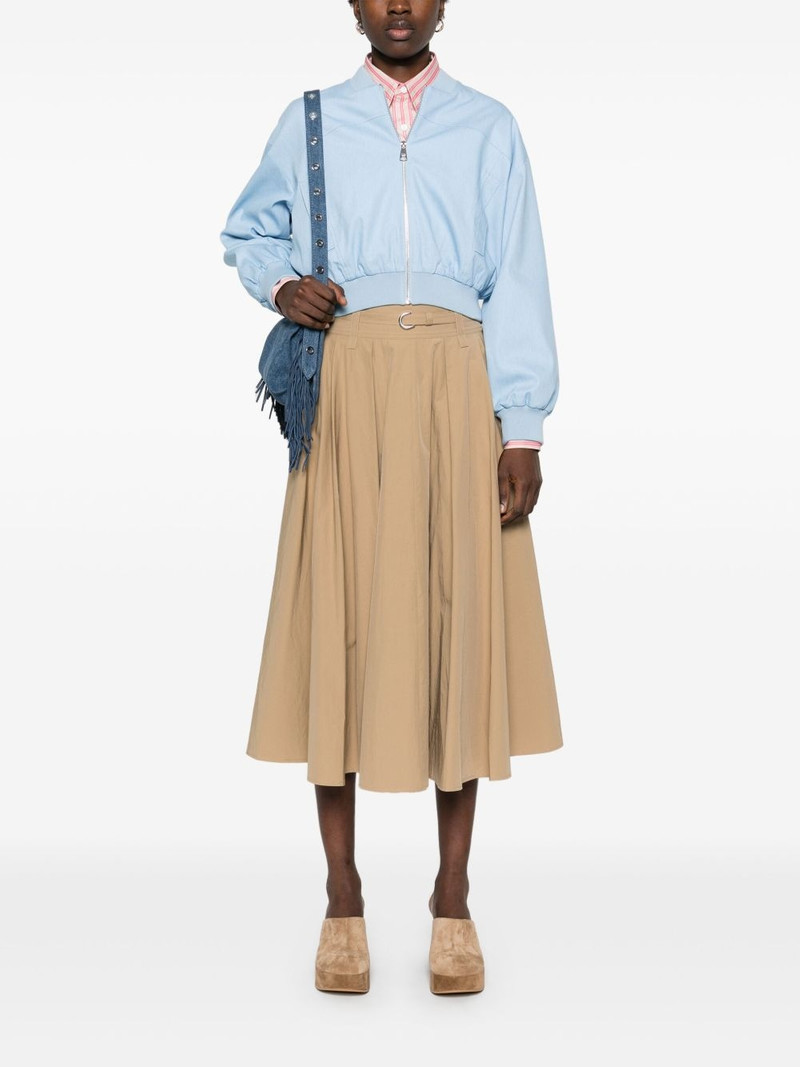 maje cropped bomber jacket outlook