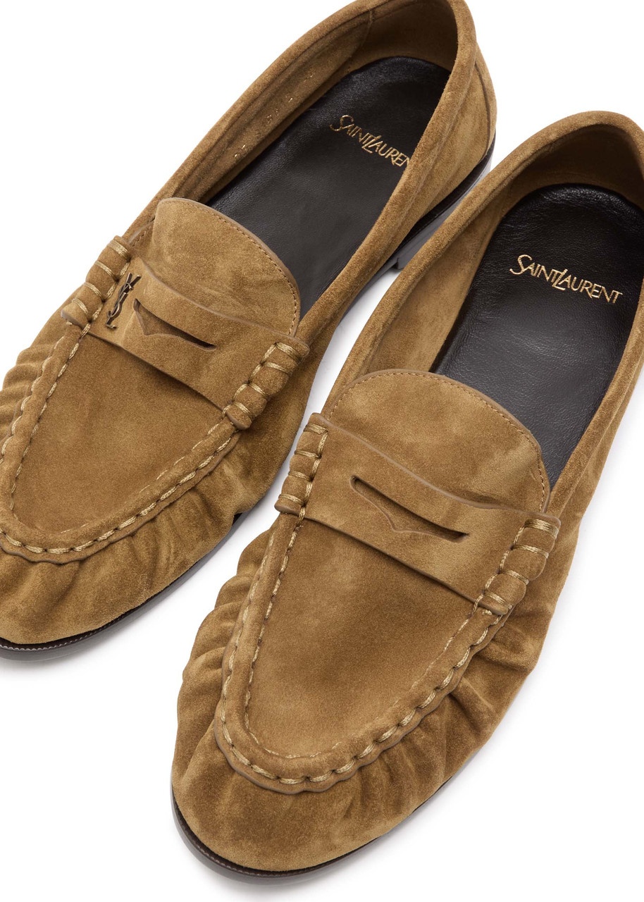 Saint Laurent Le Loafer Suede Loafers - 3