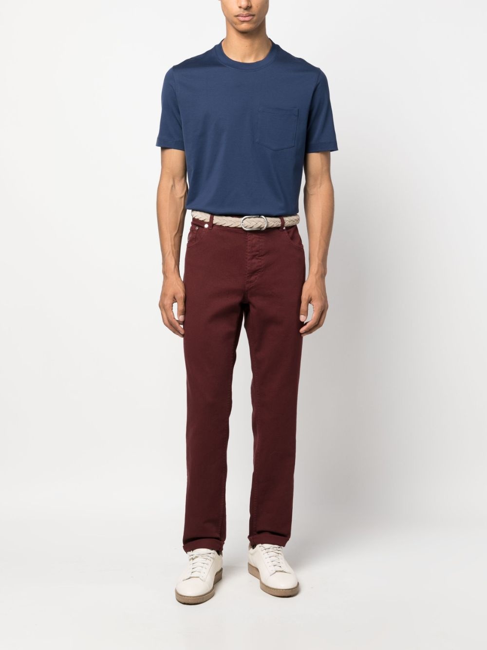 mid-rise straight-leg jeans - 2