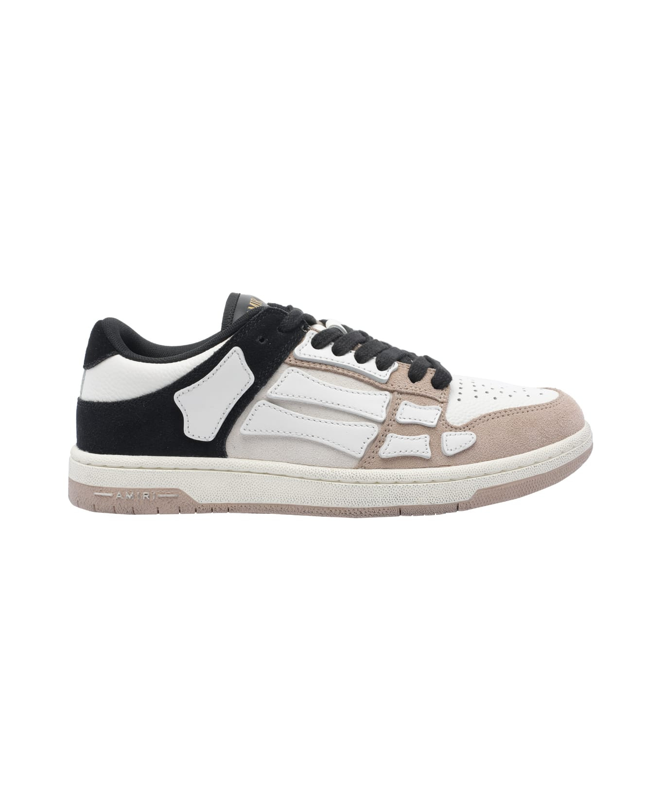 Distressed Skel Sneakers - 1