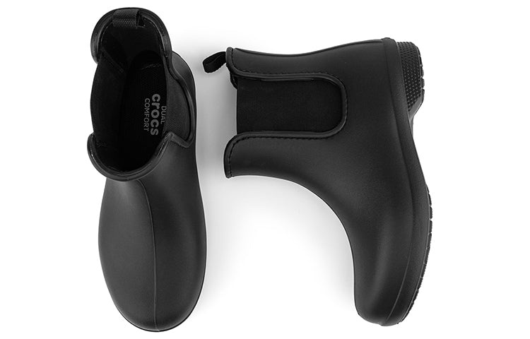 (WMNS) Crocs Freesail Chelsea Boots 'Black' 204630-060 - 7