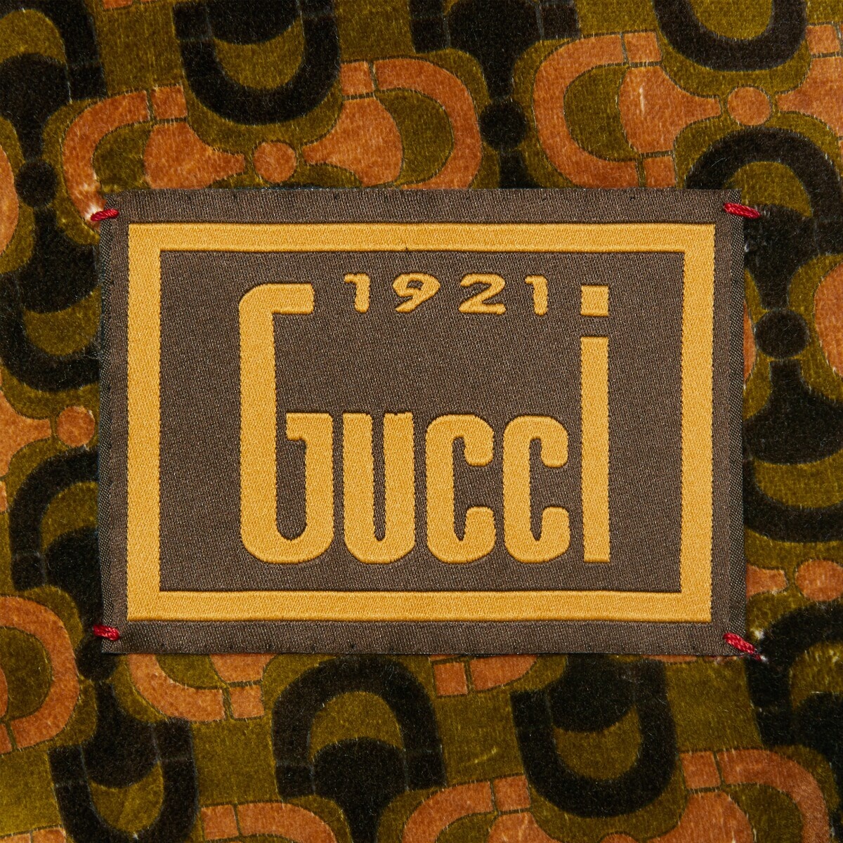 Gucci 100 Horsebit print velvet jacket - 7