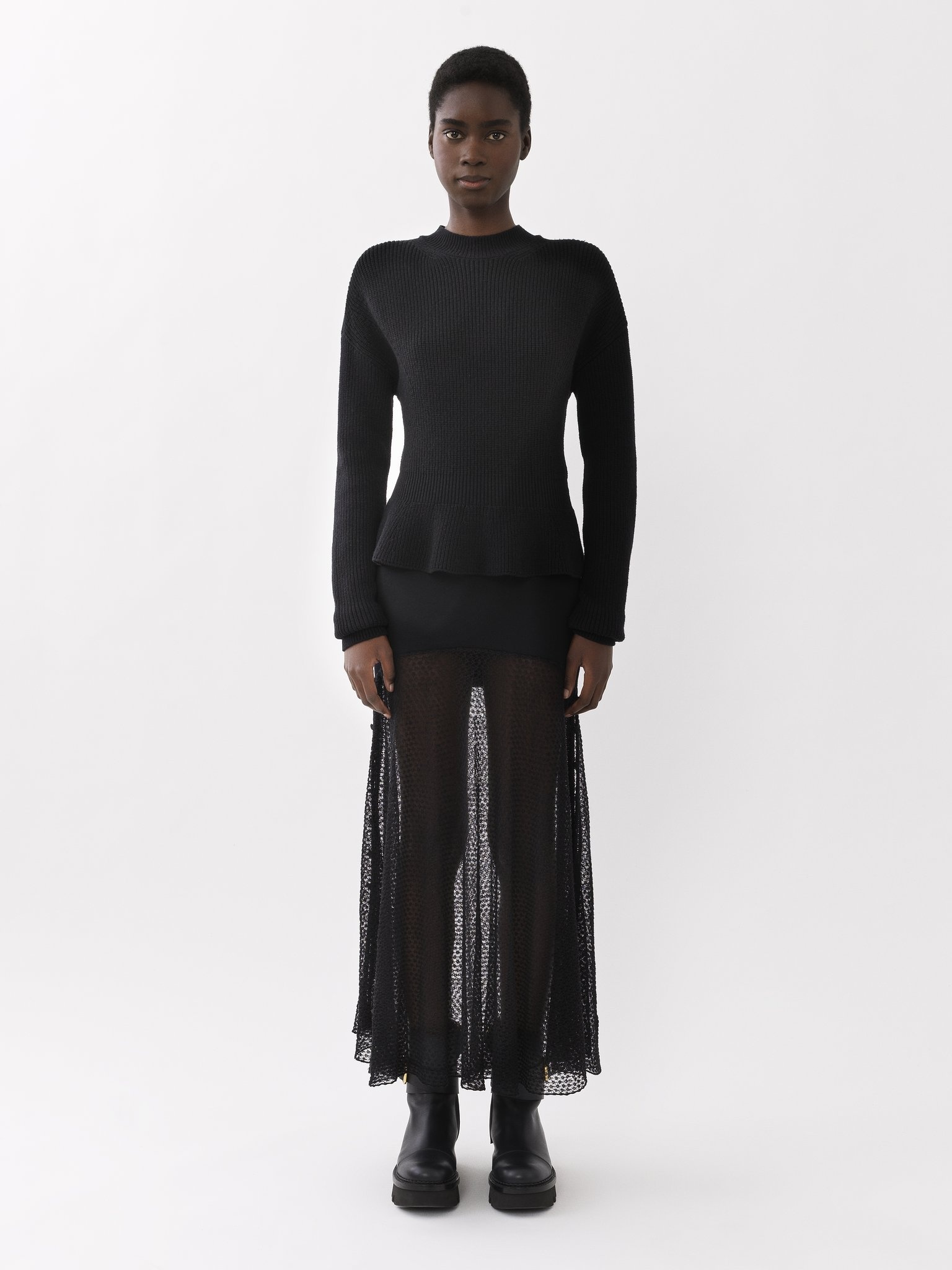 PEPLUM SWEATER - 4