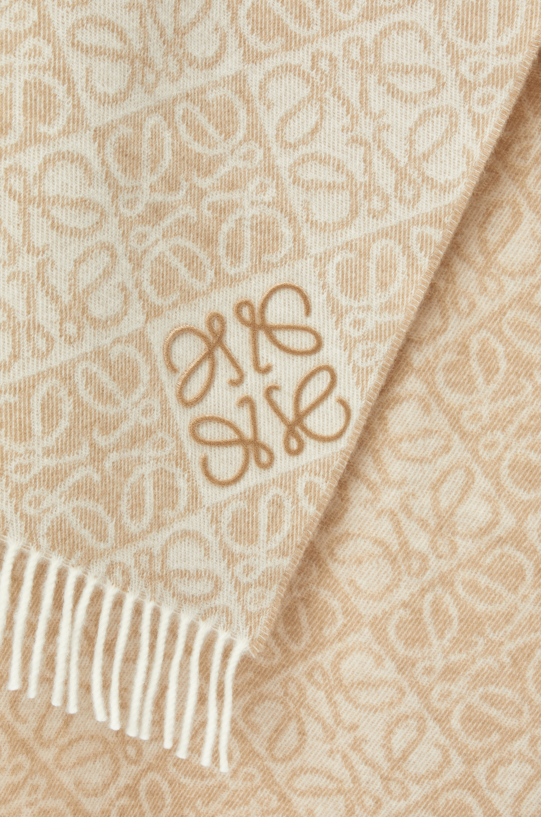 Anagram scarf in wool and cashmere - 4