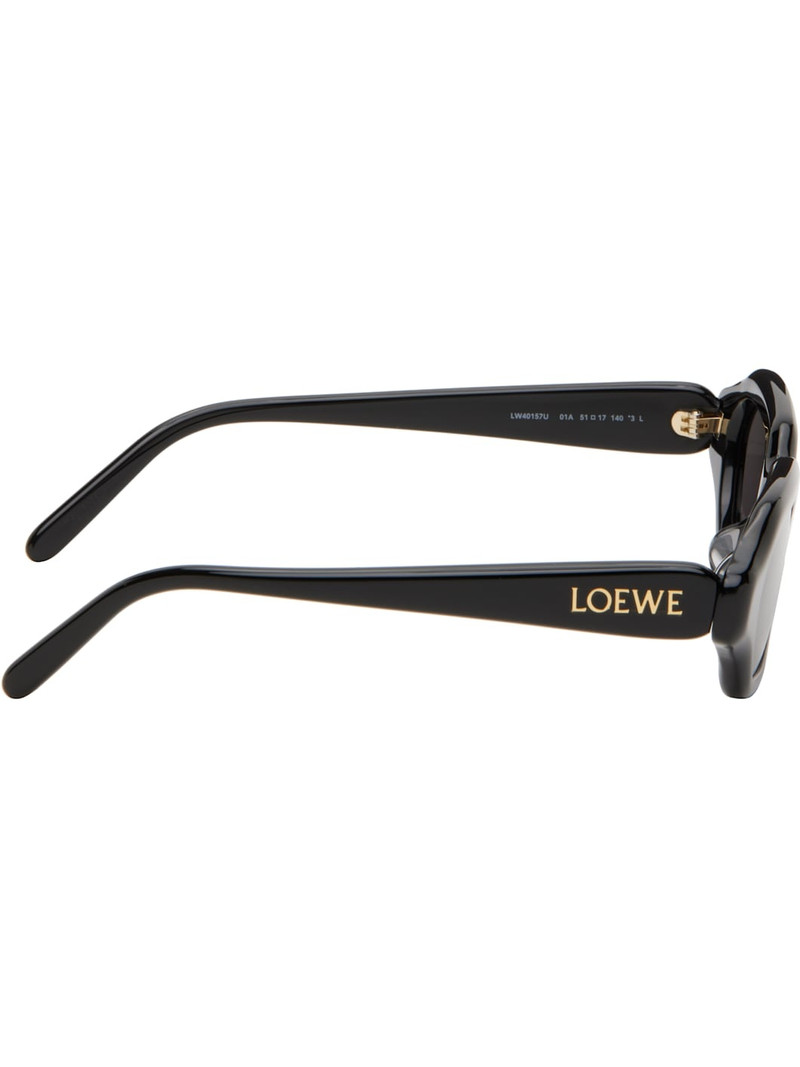 Loewe Black Rectangular Slim Sunglasses outlook