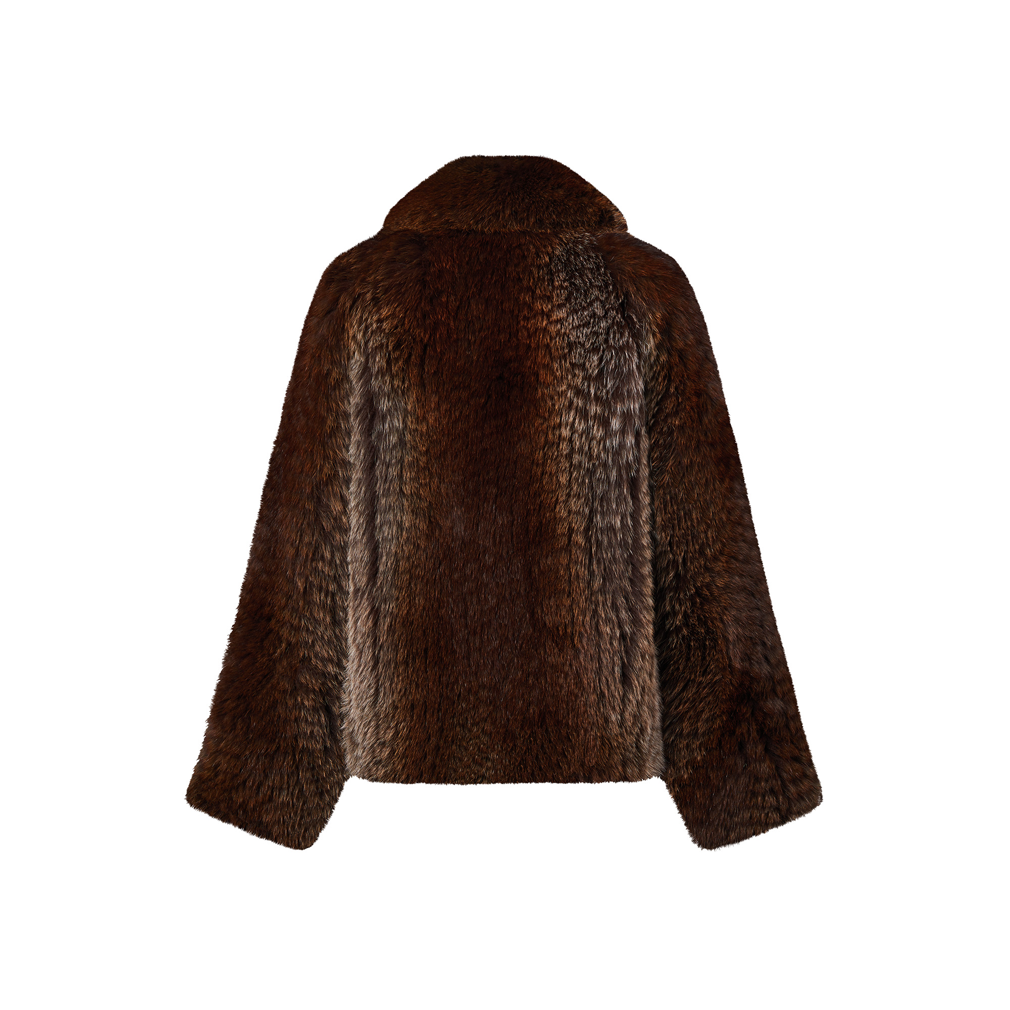 Oversized Fox Fur Jacket - 3
