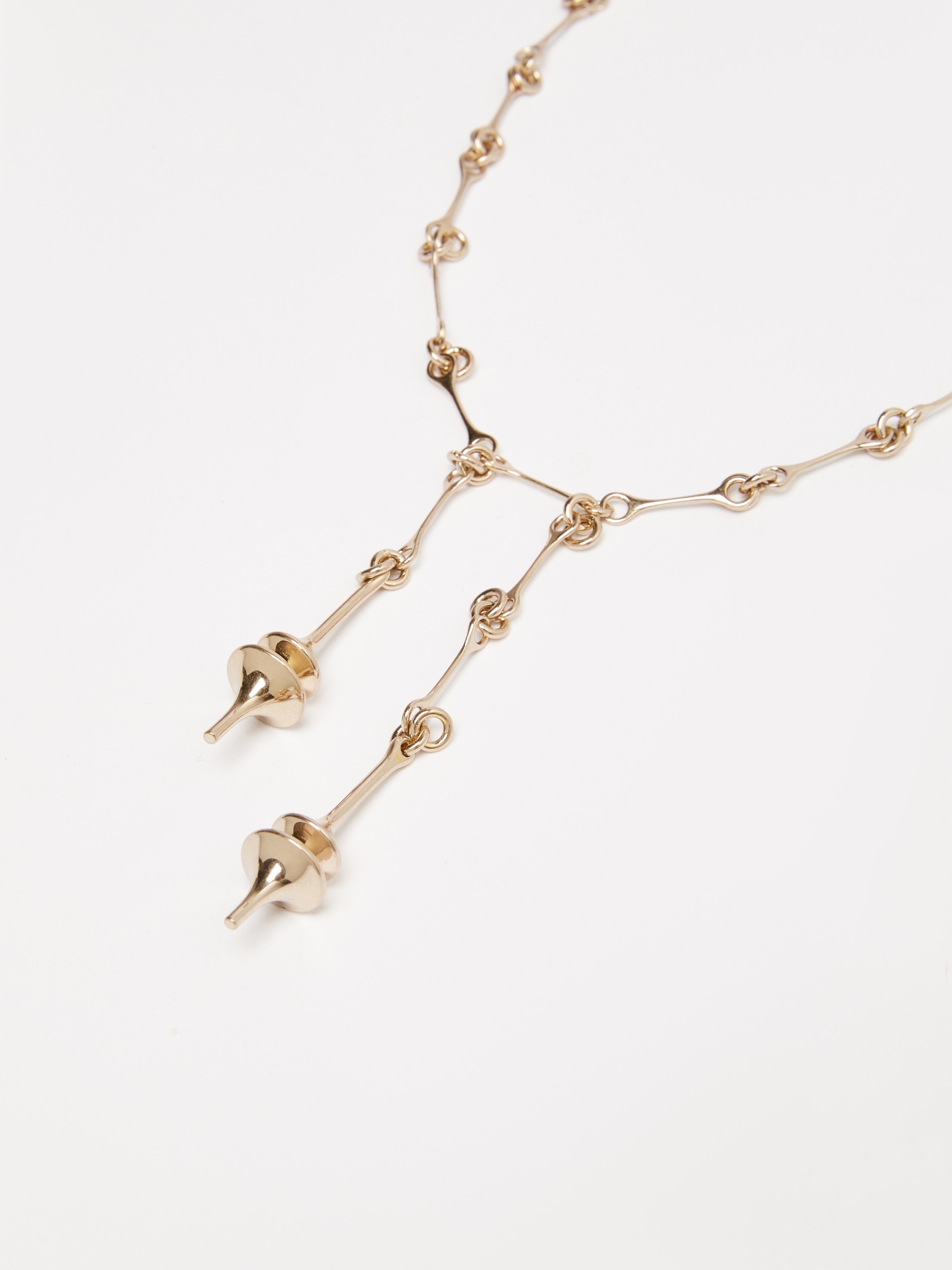 BRIDGECHAIN Long double-pendant necklace - 2