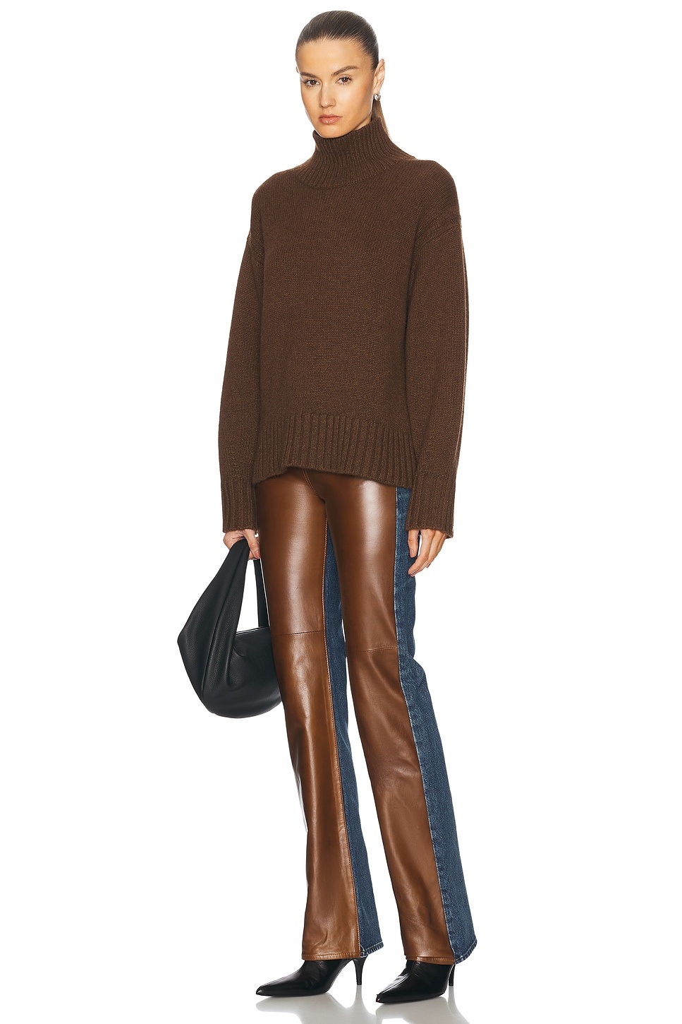 Joan Leather Combo Bootcut - 5