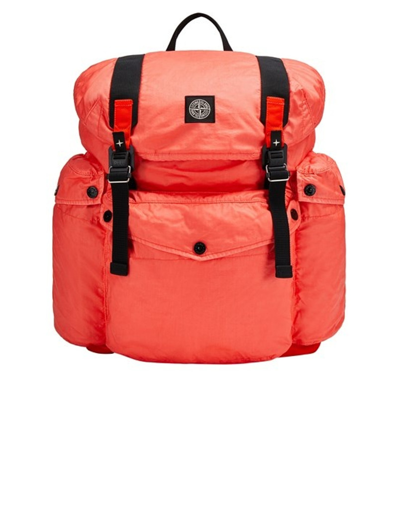 90370 MUSSOLA GOMMATA CANVAS_GARMENT DYED ORANGE 1