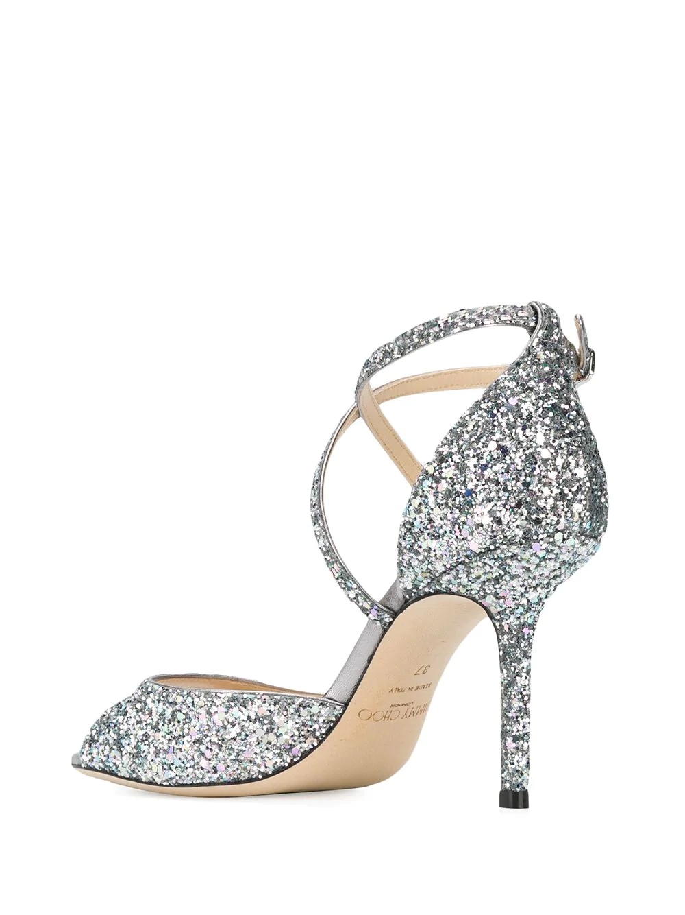 Emsy 85mm glitter sandals - 3