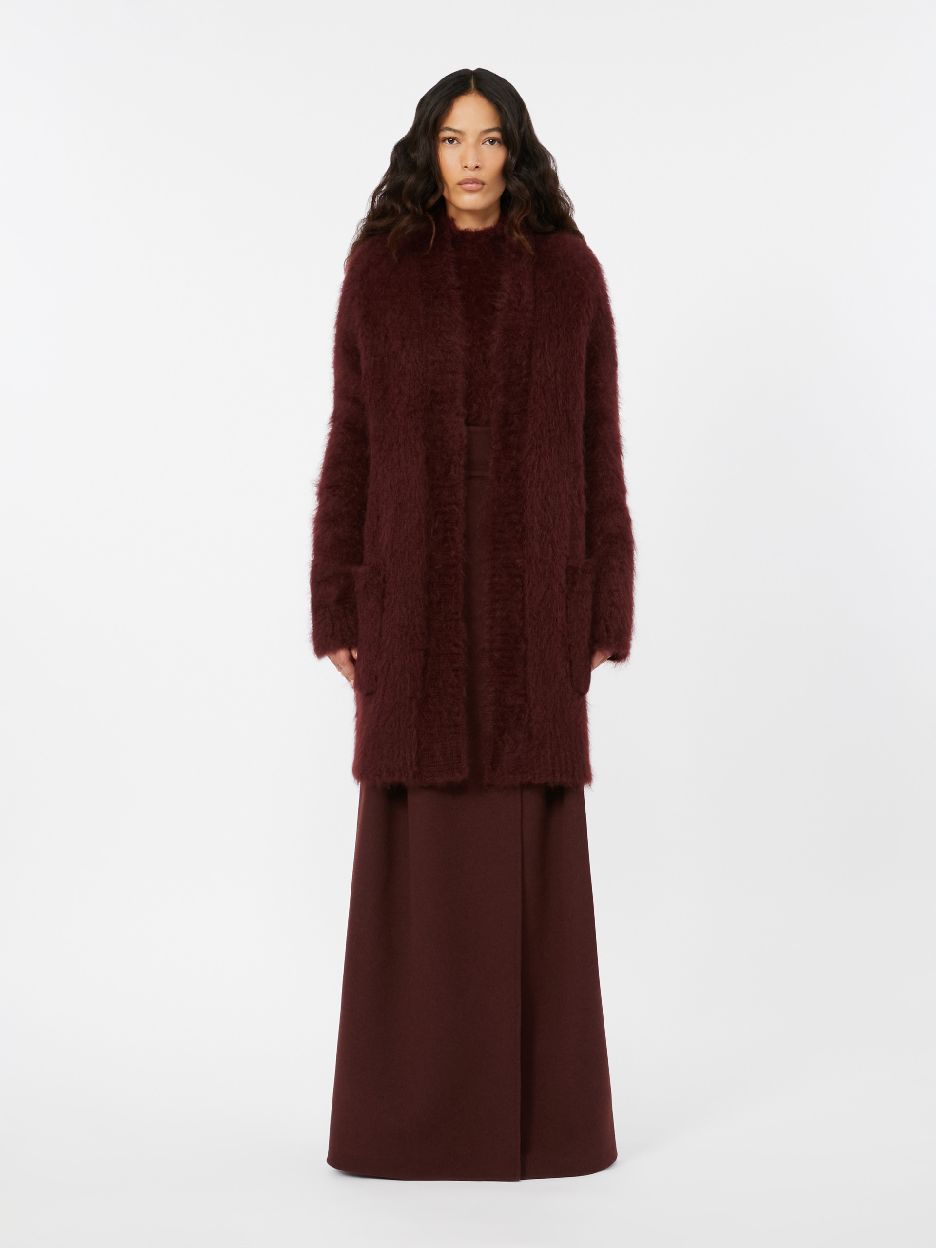 AFFETTO1234 Mohair knit cardigan - 3