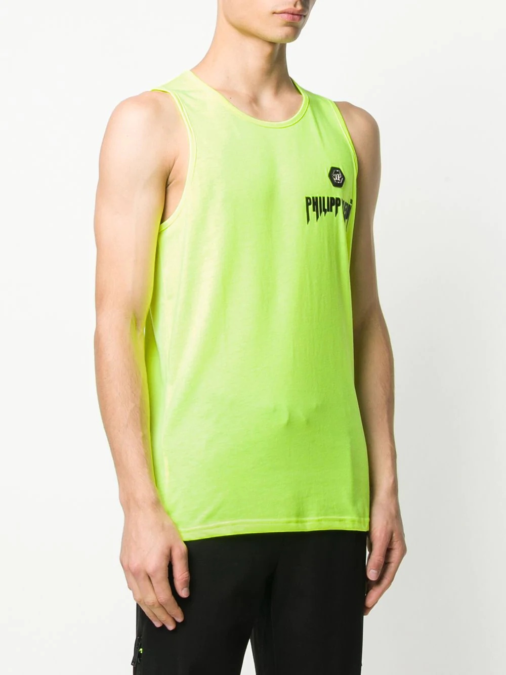 logo patch tank top - 3