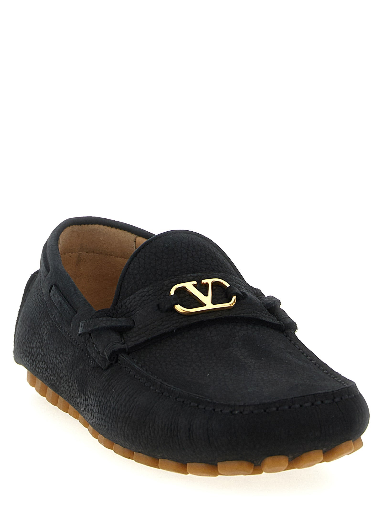 Valentino Garavani Men Valentino Garavani 'Driver Fastaway' Loafers - 2