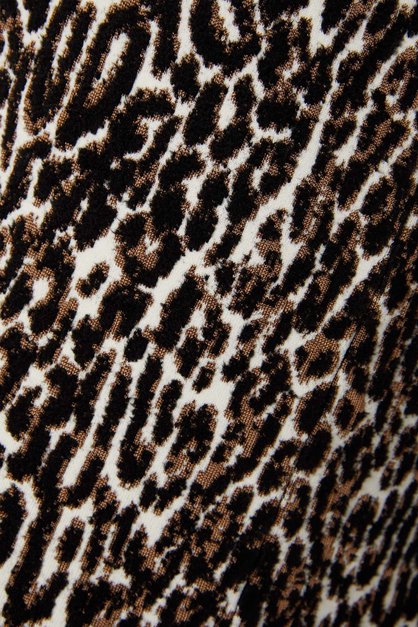 Leopard jacquard-knit jumpsuit - 6