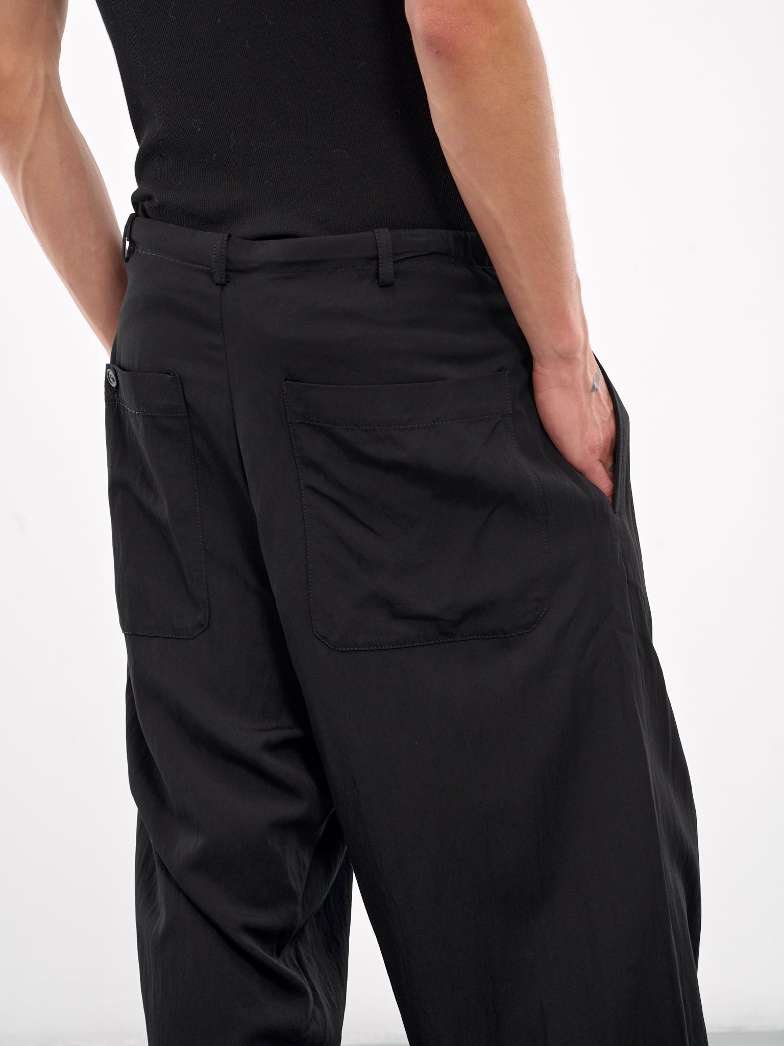 Drawstring Cargo Trousers - 4