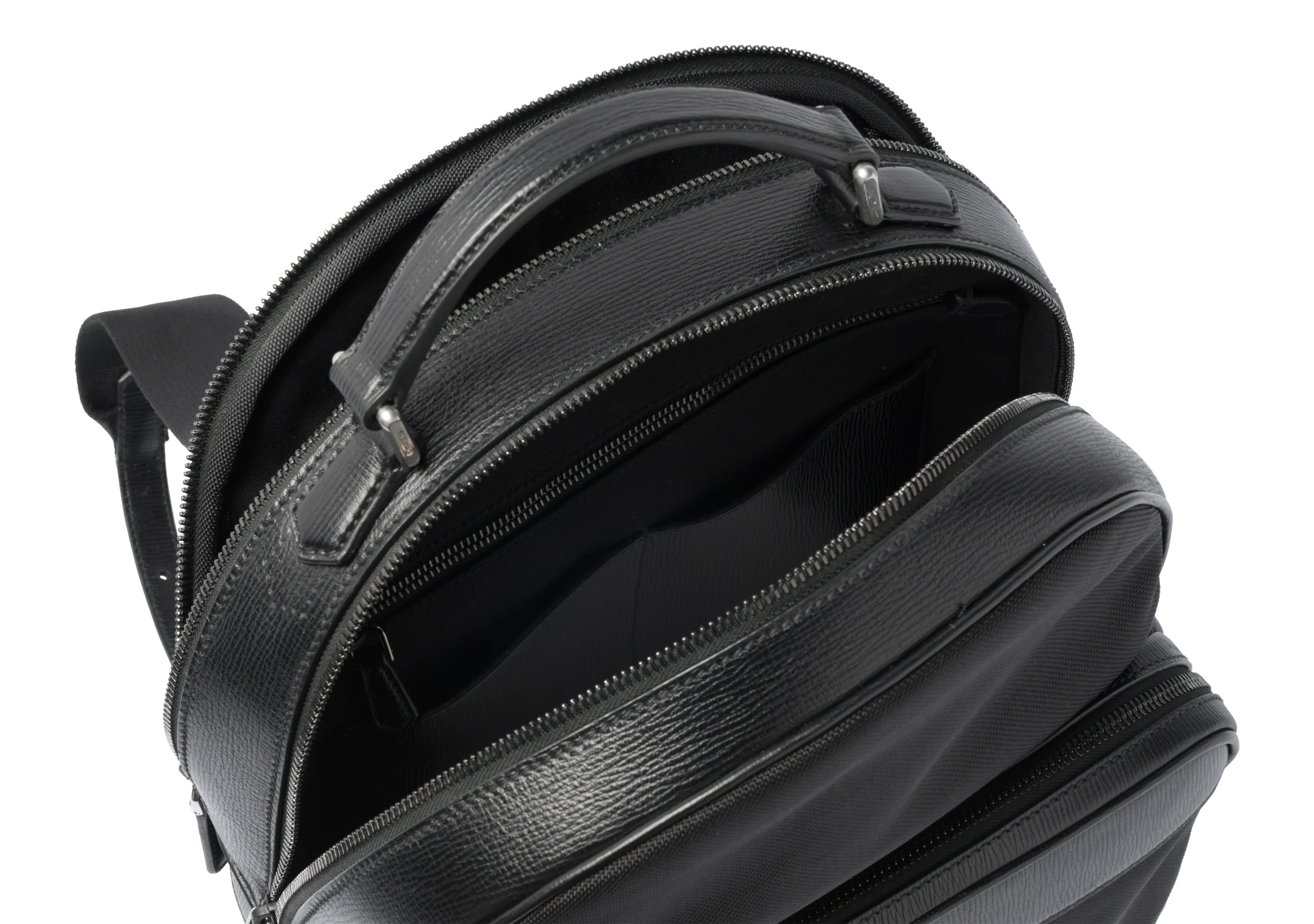 Waterford
St James Leather Tech Backpack Black - 5