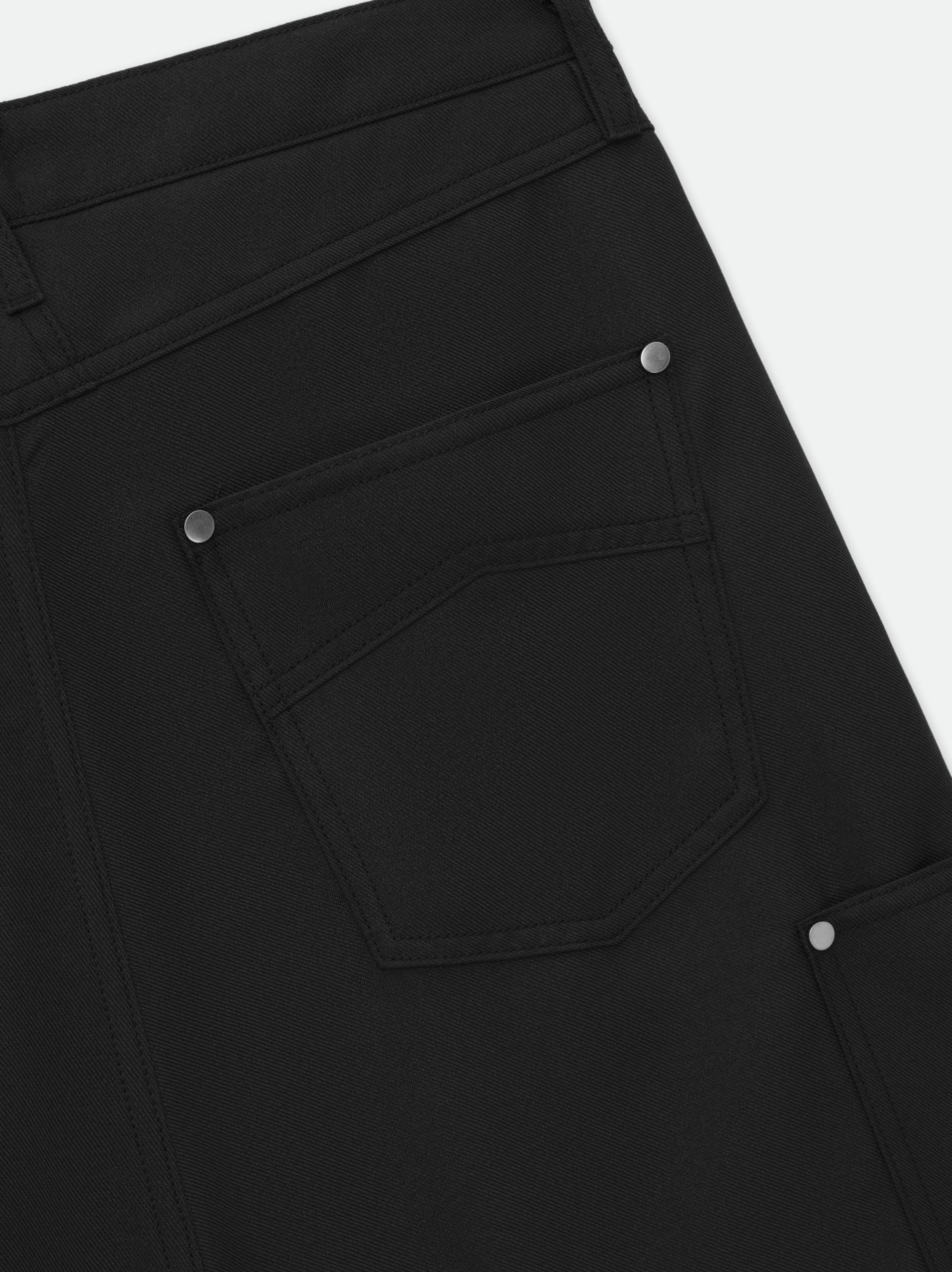 REZA DOUBLE KNEE BAGGY SHORT - 4