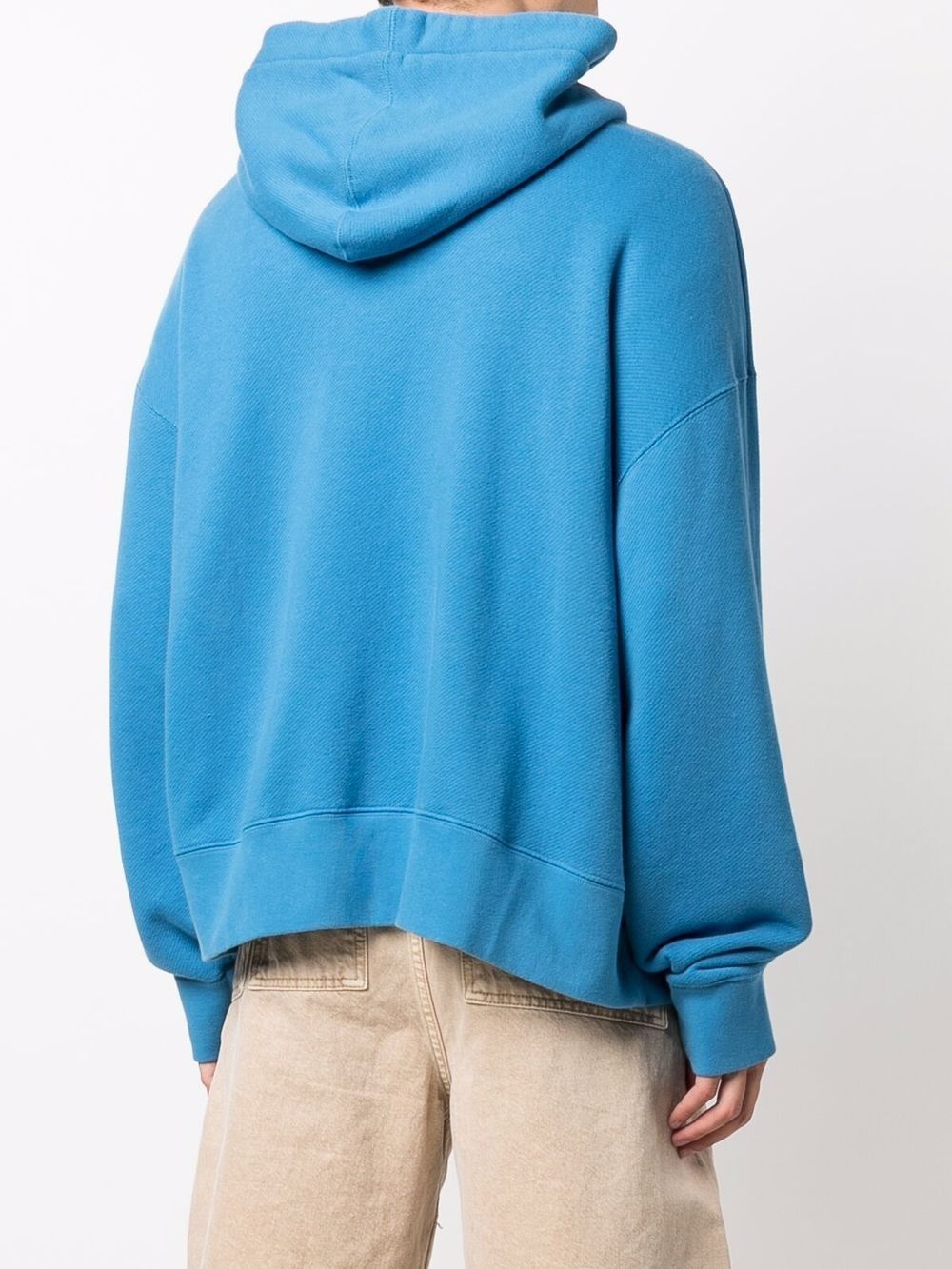 palm patch cotton hoodie - 4