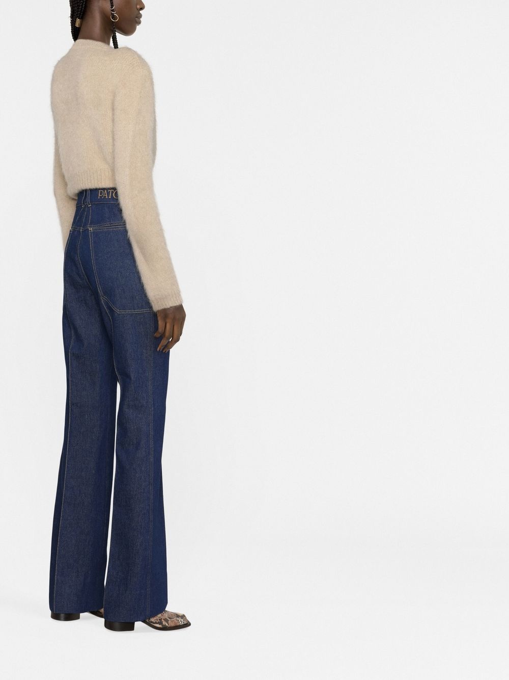 tailored flared trousers - 3