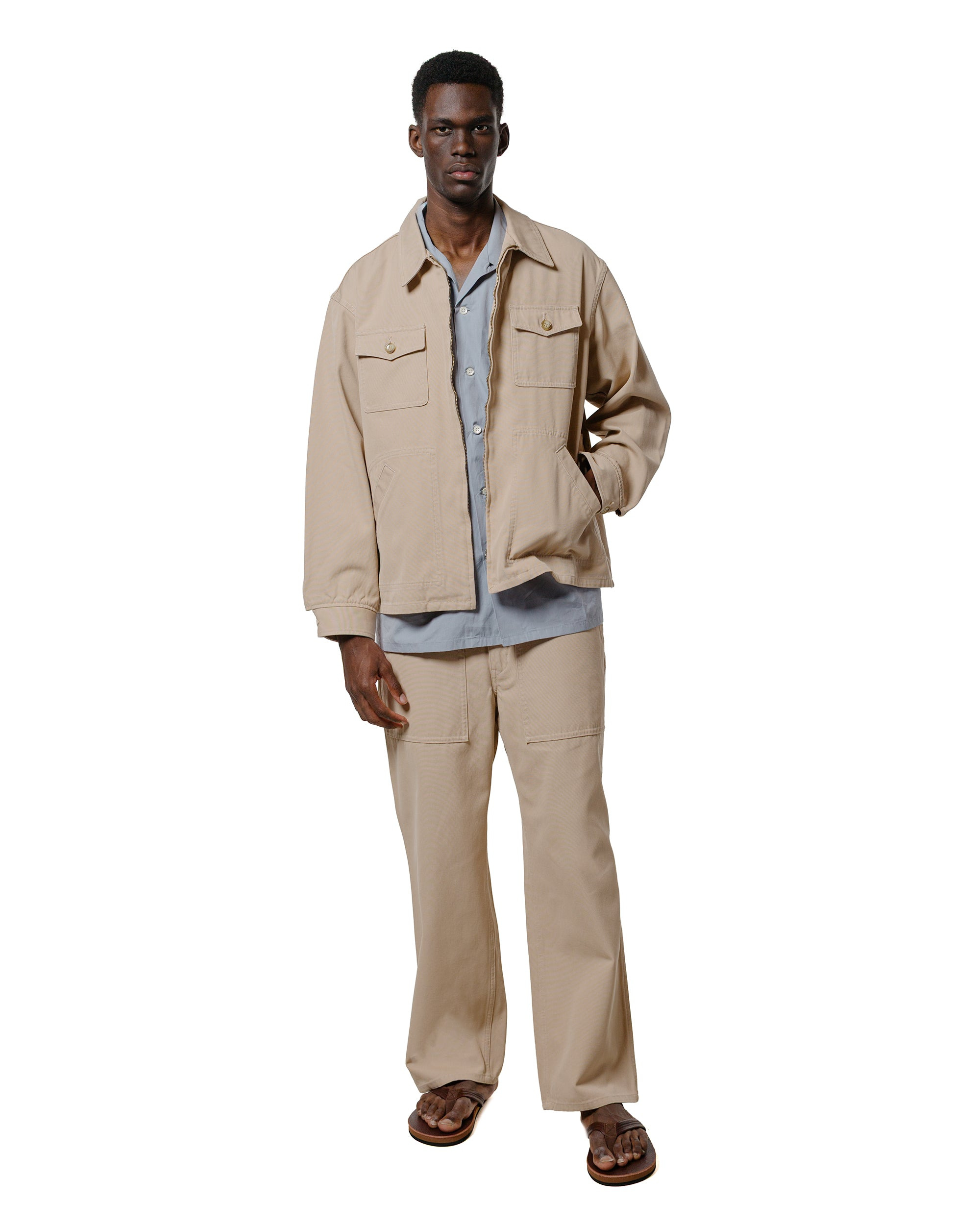 Duck Cloth Workaday Jacket Cream - 4
