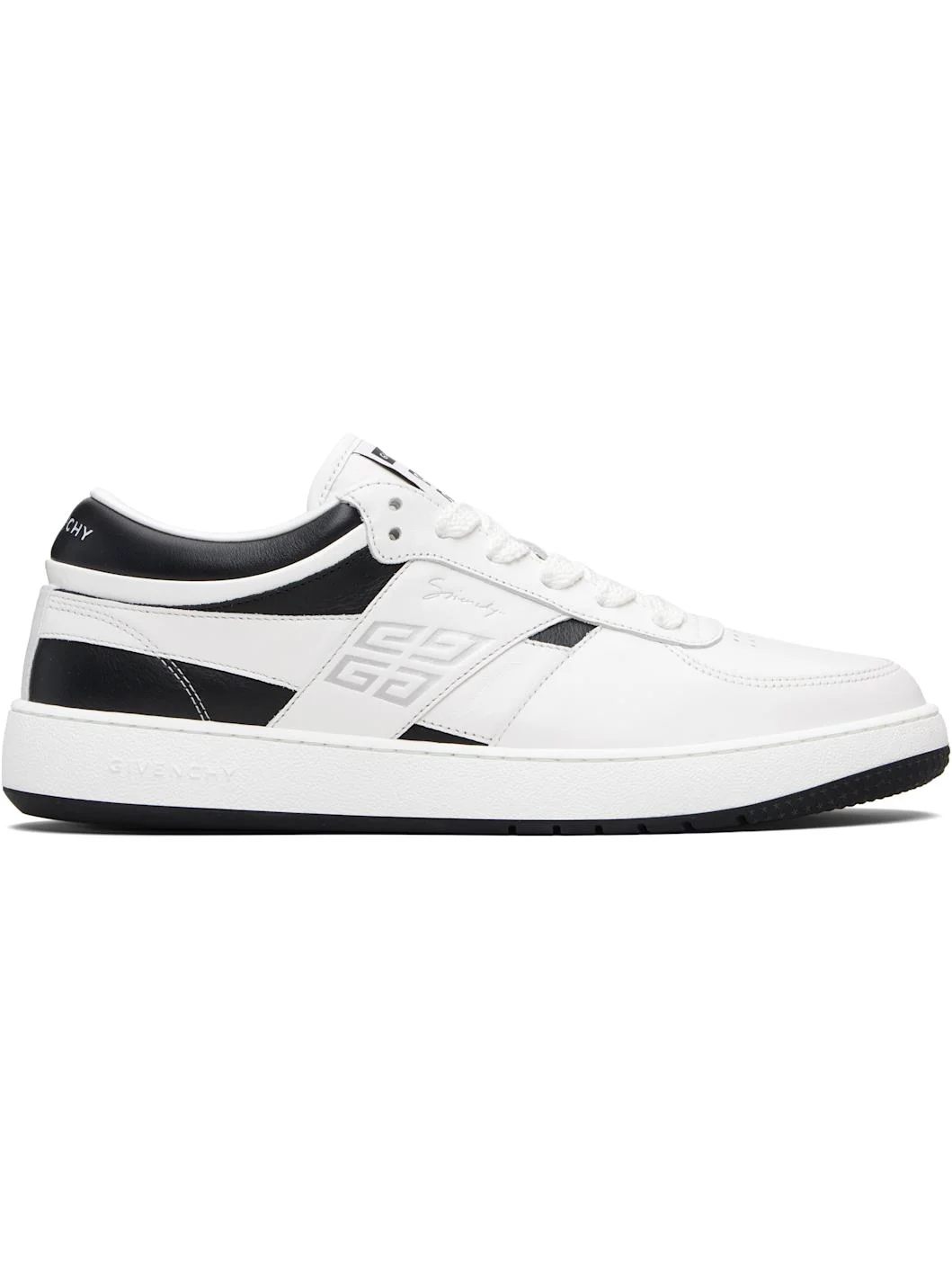 White & Black G Move Sneakers - 1