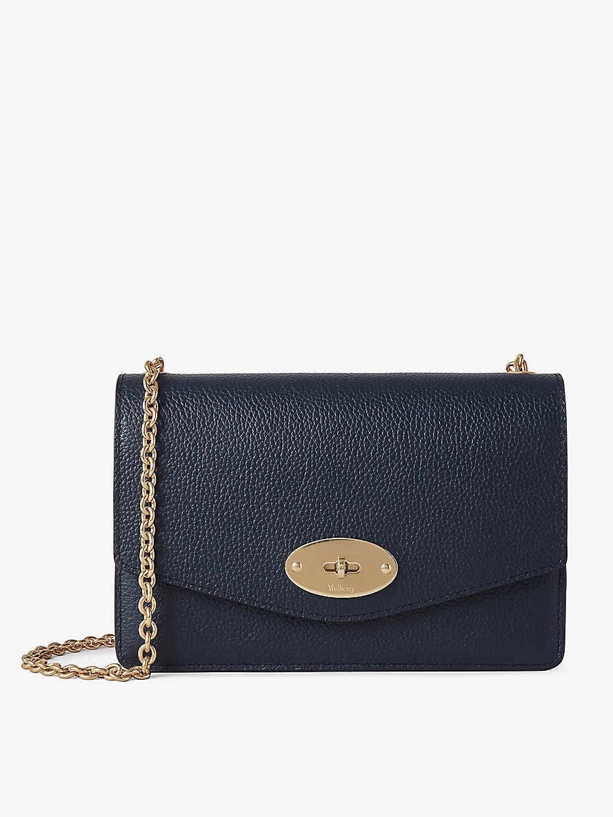 Darley small grained-leather clutch bag - 1