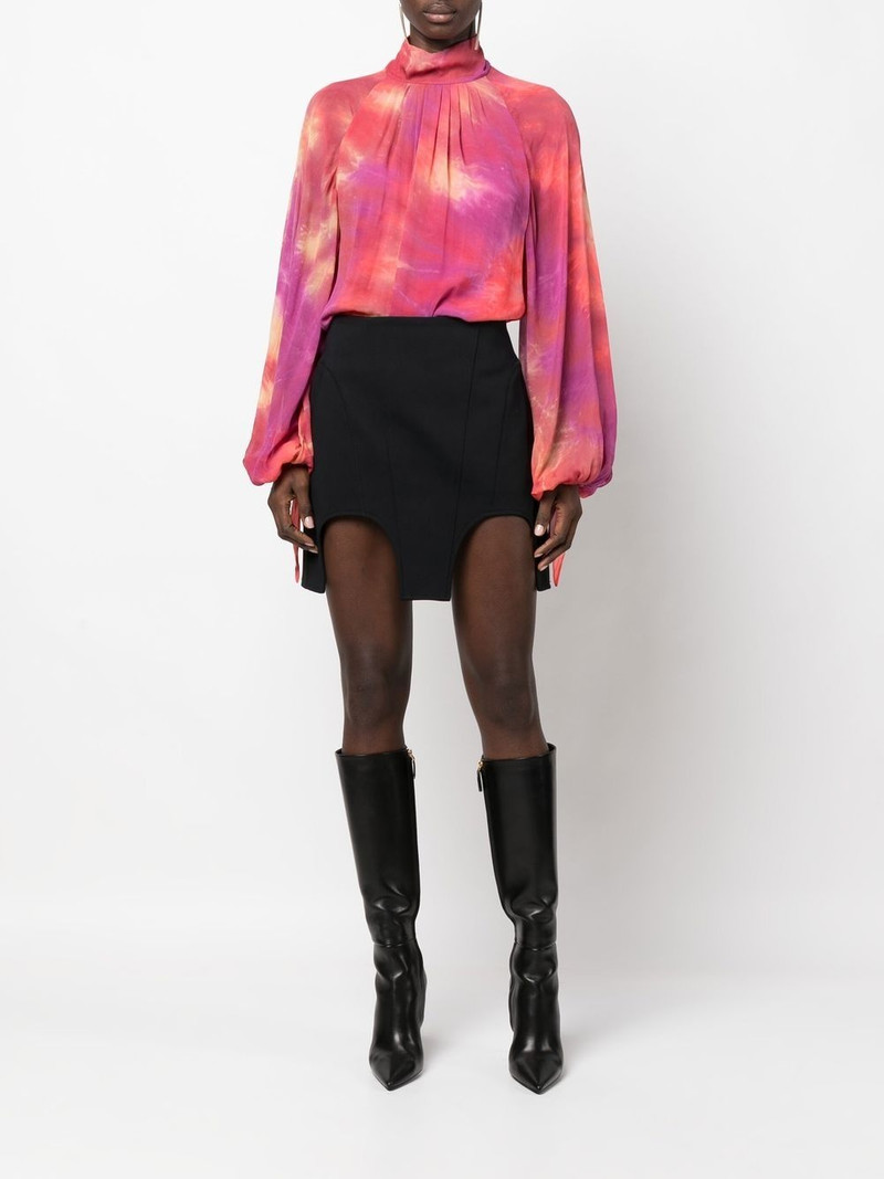 Roberto Cavalli tie-dye blouse outlook