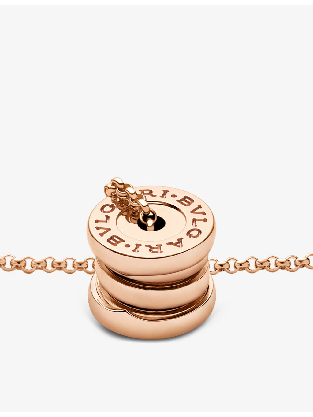 B.zero1 18ct rose-gold pendant necklace - 3