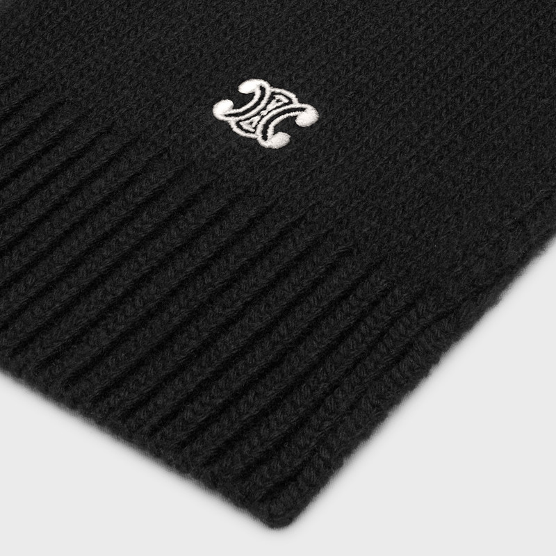 CELINE triomphe scarf in wool and cashmere outlook
