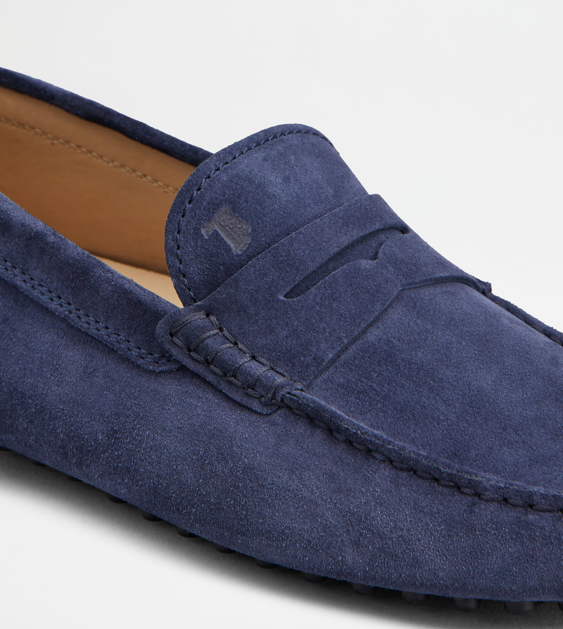 GOMMINO DRIVING SHOES IN SUEDE - BLUE - 7