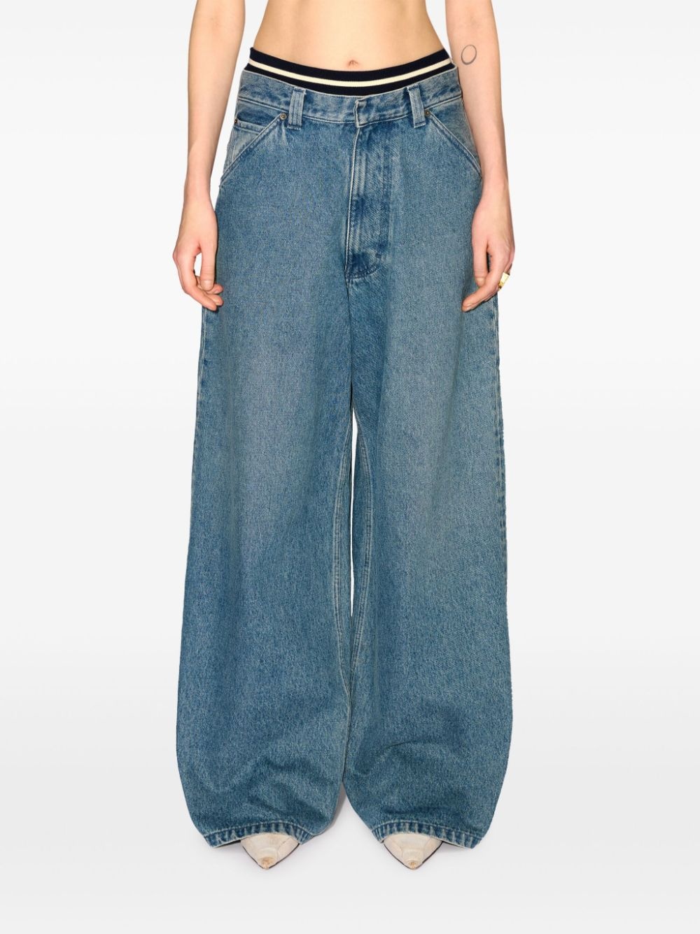 wide-leg jeans - 3