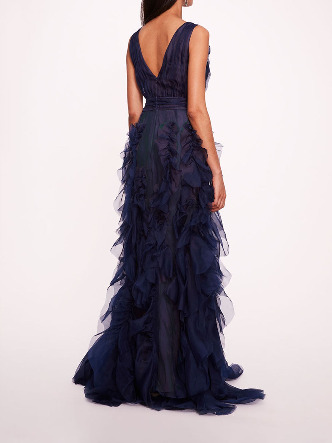 MATTE ORGANZA GOWN - 2