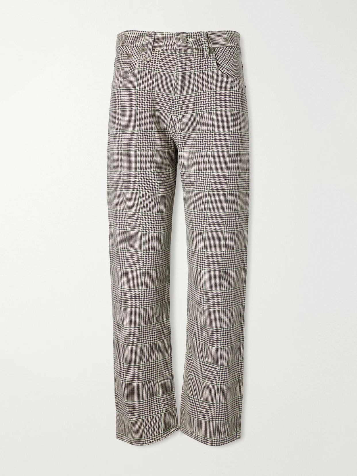 Bf Prince Of Wales Straight-leg Jeans - 1