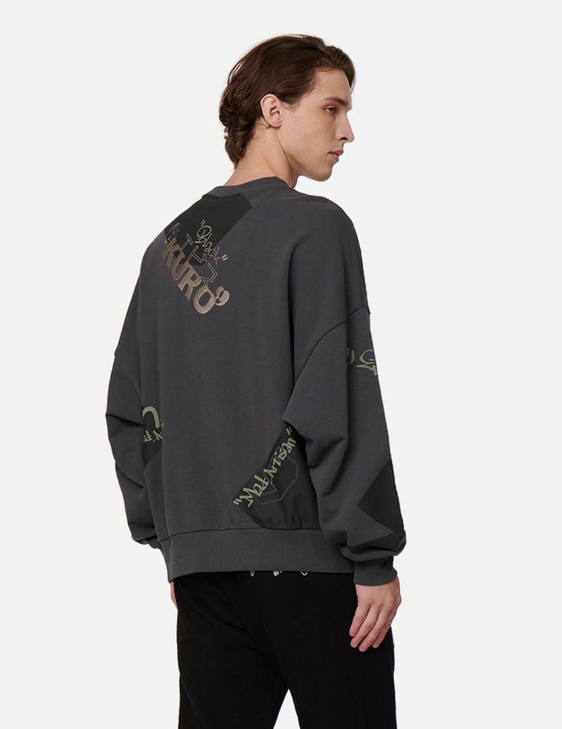 Quotation Mark Print Sweatshirt 7