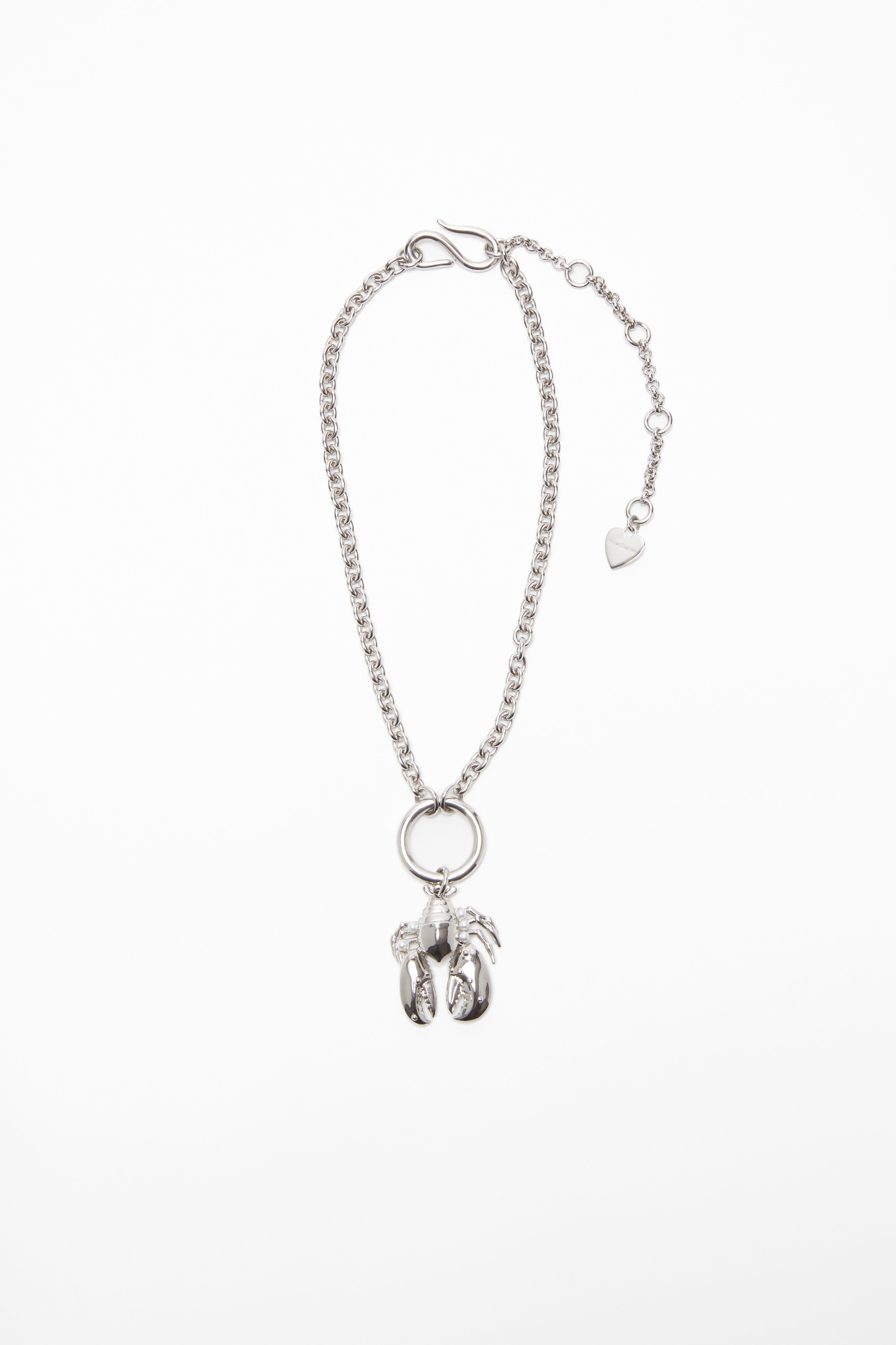 【ACNE STUDIOS】 Lobster Necklace Acne Studios Lobster necklace - Silver | REVERSIBLE
