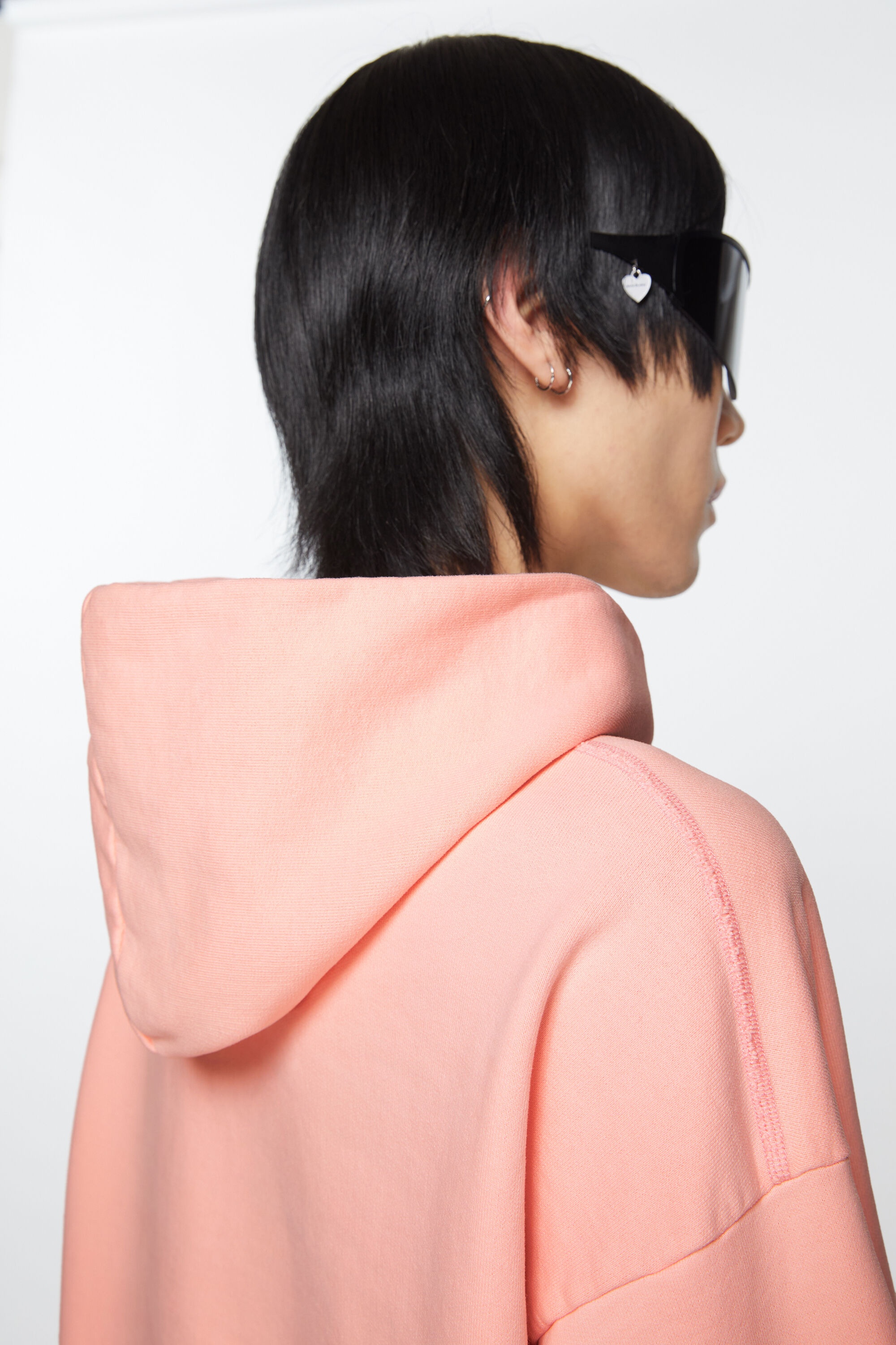 Stamp logo hoodie - Pale Pink - 4